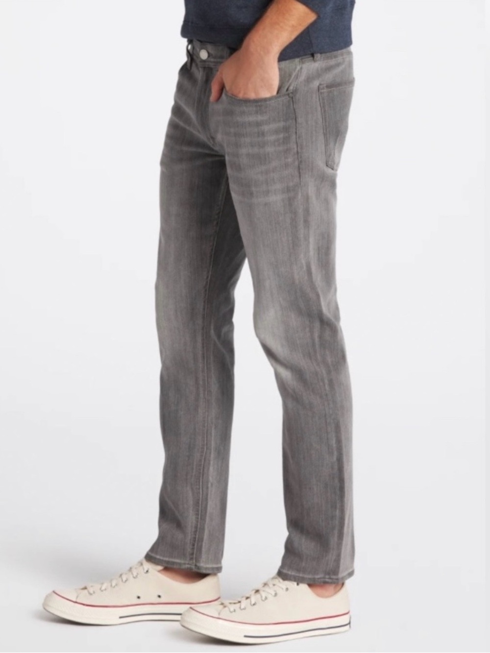 Blank NYC Wooster Slim Fit Grey Jeans, size 38